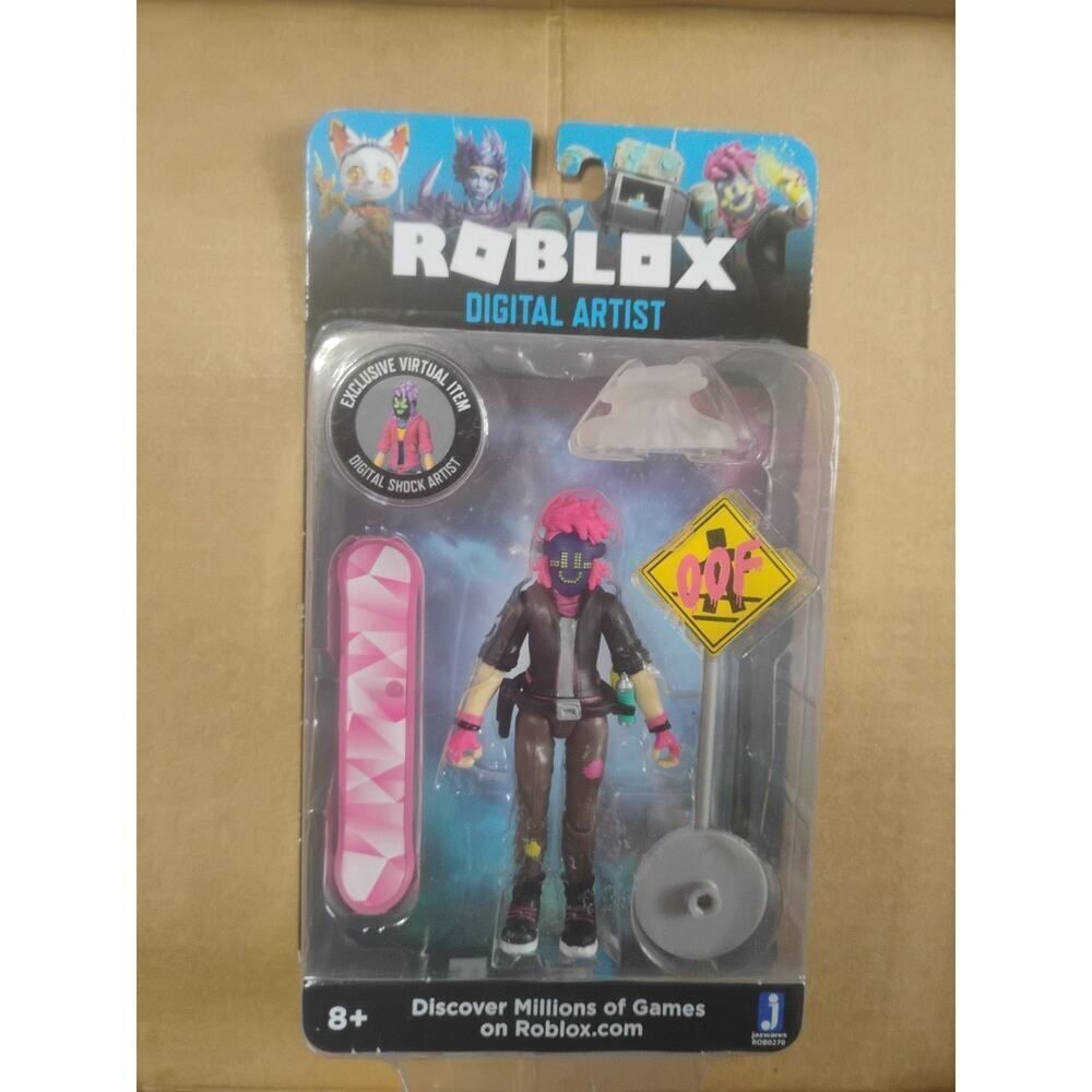 NEW Roblox Imagination Coll. Digital Artist Figure Pack - Exclusive Virtual item